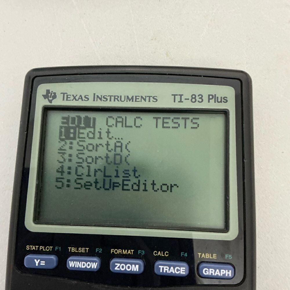 Texas Instruments- TI-83PLUS Programmable Graphing Calculator- - Picture 6 of 8